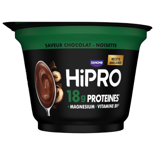 Crème dessert saveur chocolat noisette protéinée HIPRO