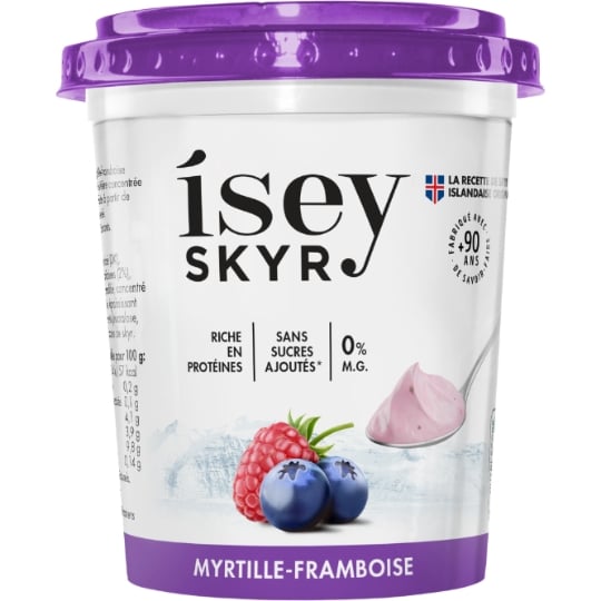 Skyr Framboise Myrtille ISEY