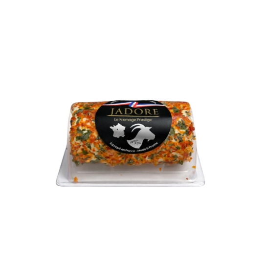 Fromage de Chèvre Bûche Prestige Tomate Basilic JADORE