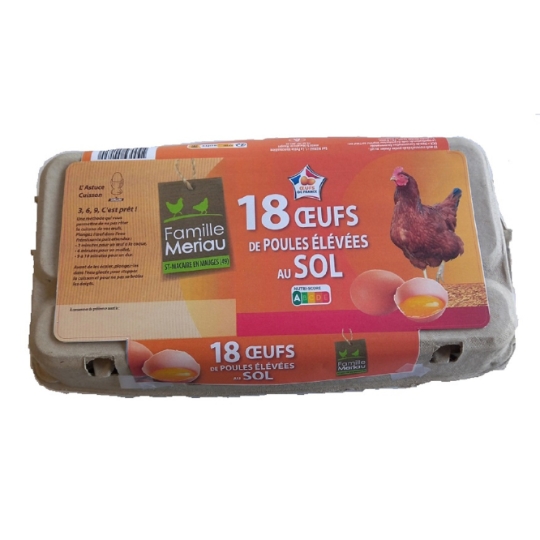 Œufs de Poules Elevées au Sol L'OEUFS DES MAUGES