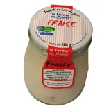 Yaourt Fraise au Lait du Jour LA FERME DU MANEGE