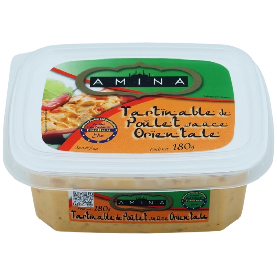 Tartinable de Poulet Sauce Orientale Halal AMINA