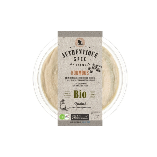 Houmous Bio AUTHENTIQUE GREC BY IFANTIS