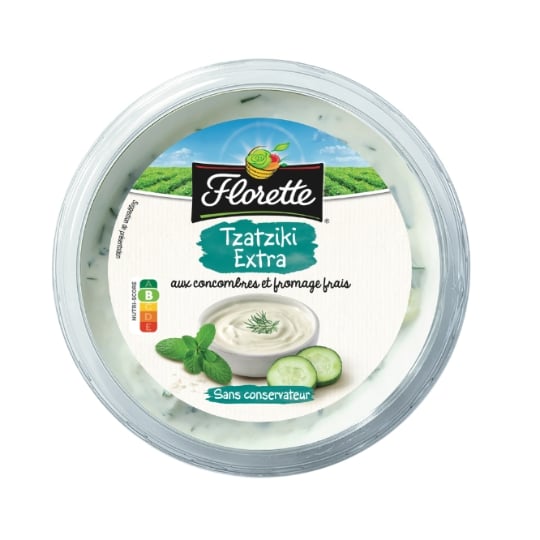 Tzatziki Aux concombres et fromage frais FLORETTE