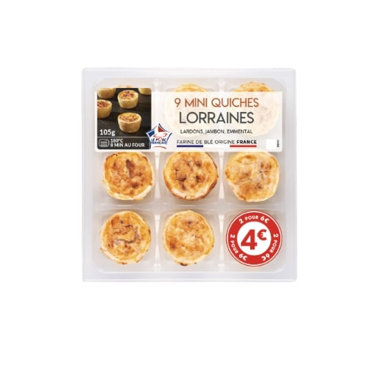 Mini Quiche Lorraine MIX BUFFET