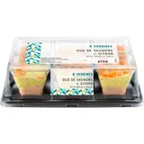 Verrines Duo de Saumons et Citron MIX BUFFET