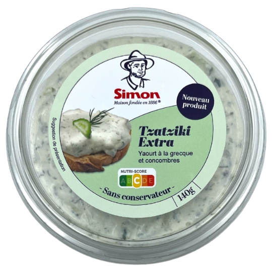 Tzatziki Extra Yaourt à la grecque et concombres SIMON
