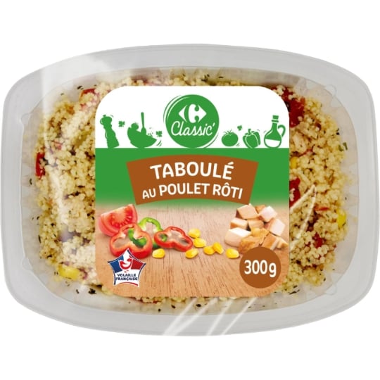 Salade Taboulé au poulet rôti CARREFOUR CLASSIC'