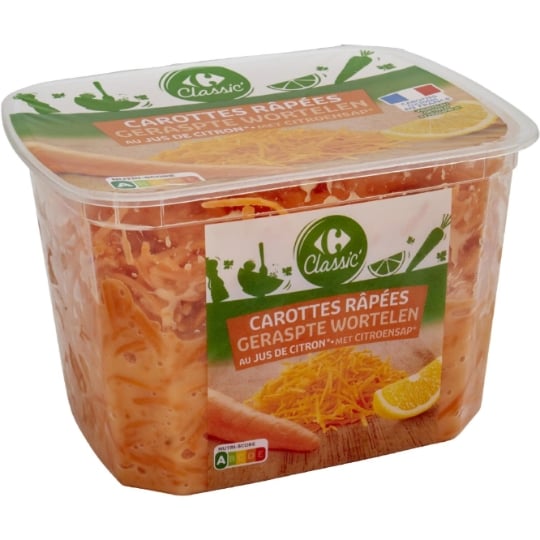 Carottes râpées CARREFOUR CLASSIC'