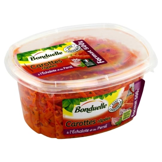 Carottes râpées échalote/persil BONDUELLE