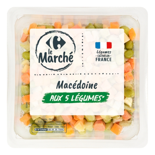 Macédoine 5 légumes en sauce CARREFOUR LE MARCHE