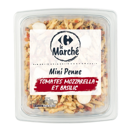 Salade penne tomates mozzarella CARREFOUR LE MARCHE