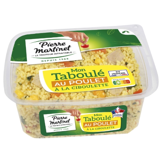 Salade taboulé Poulet ciboulette PIERRE MARTINET