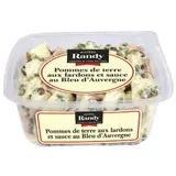 Salade de pommes de terre lardons et sauce au bleu d'auvergne RANDY