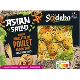 Salade Asian Nouilles Boulettes de Poulet Façon Thaï SODEBO