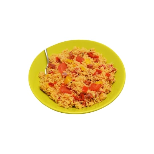 Taboulé au chorizo et aux poivrons