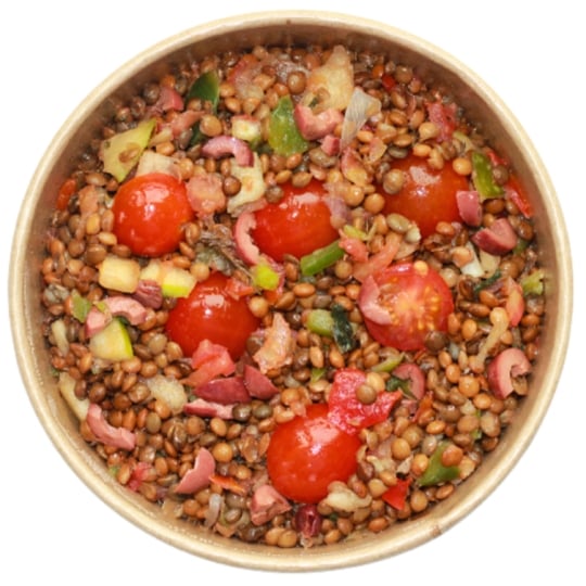 Salade de lentilles Vertufood