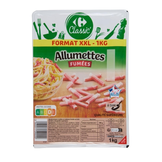 Allumettes qualité supérieure CARREFOUR