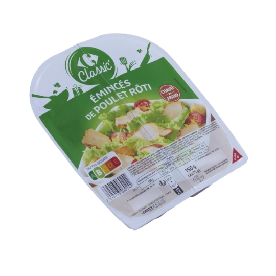 Émincés de poulet rôti sans os, sans peau et rôti CARREFOUR CLASSIC'