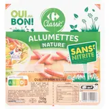 Allumettes nature sans nitrite CARREFOUR CLASSIC'