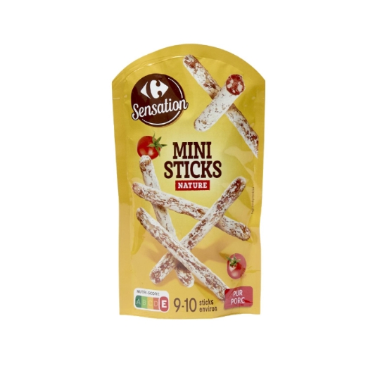 Mini Saucissons Nature Pur Porc CARREFOUR SENSATION