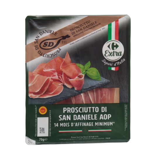 Jambon san daniele AOP CARREFOUR