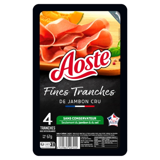 Jambon Cru Fines Tranches AOSTE