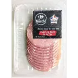 Bacon fumé bois de hêtre CARREFOUR LE MARCHE