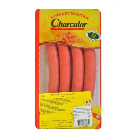Saucisses de Strasbourg CHARCULOR