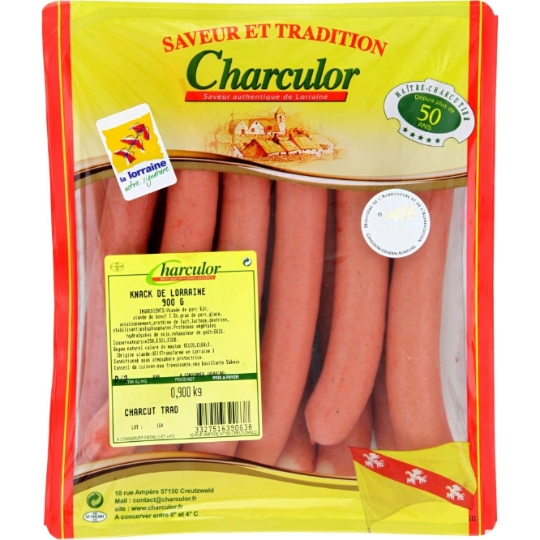 Saucisse Knack de Lorraine CHARCULOR