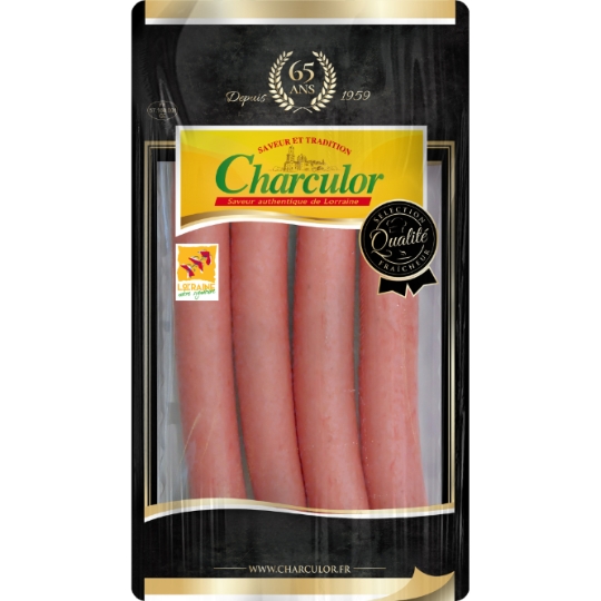 Saucisses de Strasbourg Saveur authentique de Lorraine CHARCULOR