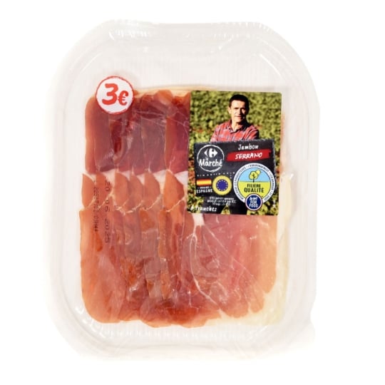 Jambon Serrano 11 mois d'âge FILIERE QUALITE CARREFOUR