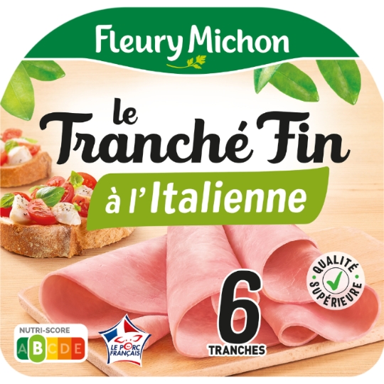 Jambon Le Tranché Fin à L'italienne FLEURY MICHON