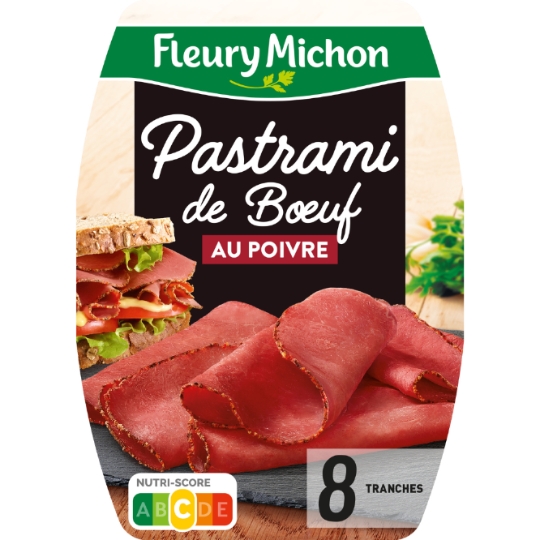 Pastrami au Poivre Tranches Fines FLEURY MICHON