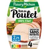 Rôti de poulet conservation sans nitrite FLEURY MICHON