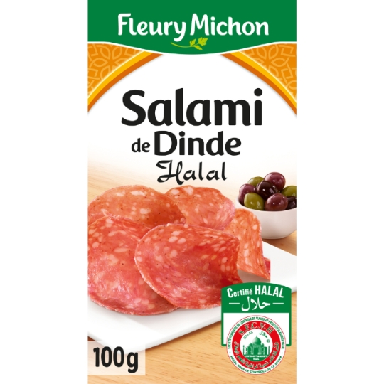 Salami de dinde halal FLEURY MICHON