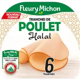 Tranches de Poulet Halal FLEURY MICHON