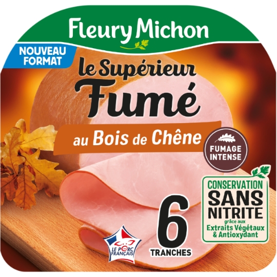 Jambon Le Supérieur Fumé Sans Nitrite FLEURY MICHON