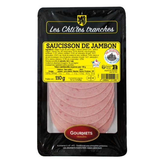 Saucisson de Jambon en Tranches GOURMETS DE L'ARTOIS