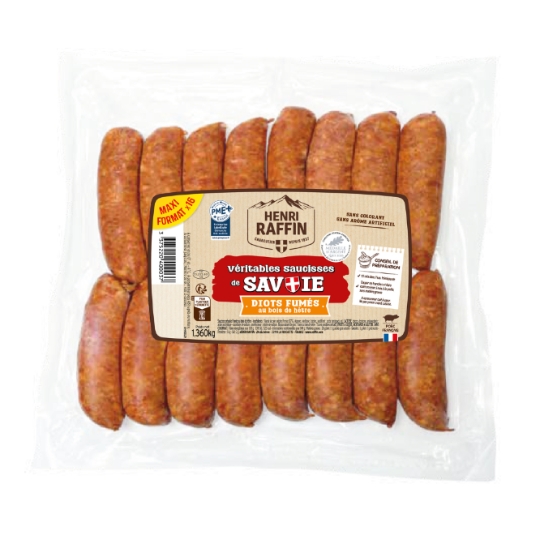 Saucisse Diots de Savoie fumés HENRI RAFFIN