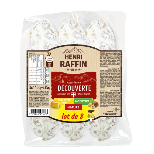 Saucisson Beaufort Nature Noix HENRI RAFFIN