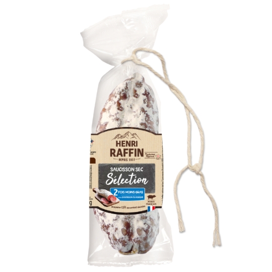 Saucisson Sec Réduit en matière grasse HENRI RAFFIN