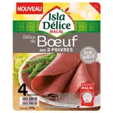 Boeuf  en tranche aux 3 poivres halal ISLA DELICE