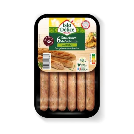 Saucisses de Volaille Aux Herbes ISLA DELICE