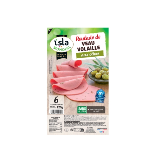Blanc de poulet aux olives halal ISLA MONDIAL
