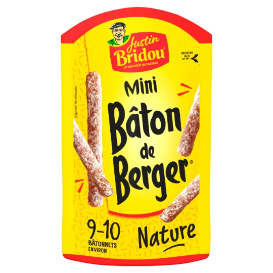 Saucisson Bâton de Berger Mini Nature JUSTIN BRIDOU