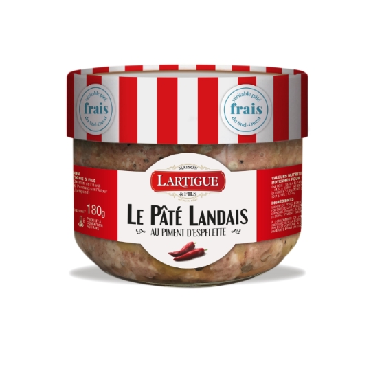 Pâté Landais au Piment d'Espelette LARTIGUE & FILS