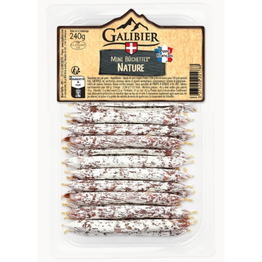 Mini Saucissons nature LE GALIBIER