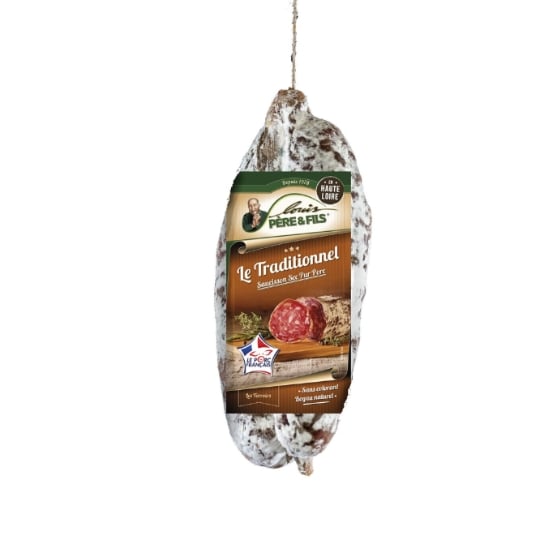 Saucisson Sec Pur Porc LOUIS AUVERGNE