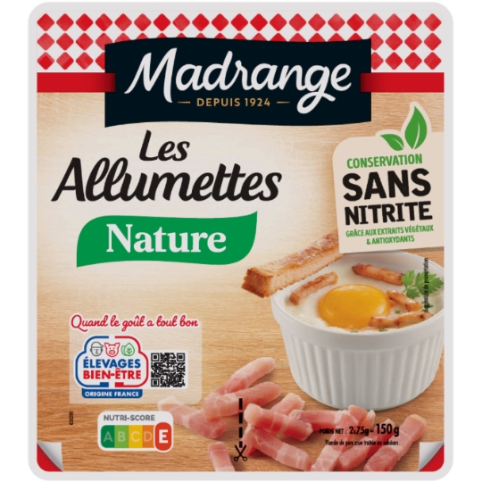 Allumettes Nature MADRANGE